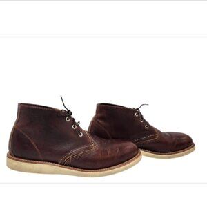 Red Wing Shoes 3141 Work Chukka Leather Men's 12 D (FITS 12.5-13 ACTUAL)